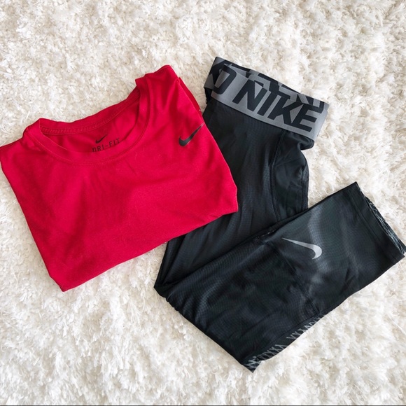 Nike Other - Nike | T-shirt and Compression Capris